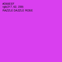 #D93EEF - Razzle Dazzle Rose Color Image